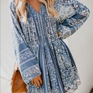 Hayes paisley babydoll dress by Vici dolls